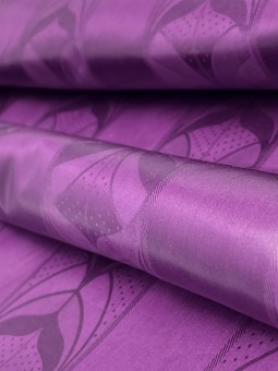 BAZIN VIOLET AUBERGINE -...