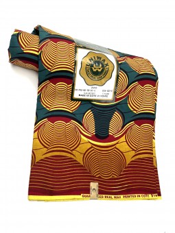 UNIWAX - MARRON ET BLEU PETROL